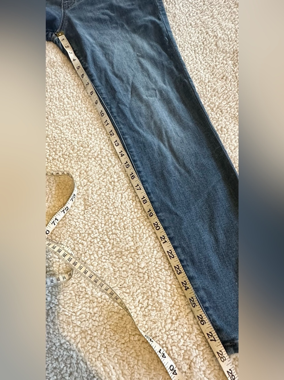 Amazon Essentials Women’s Denim Blue Pull On Jegging size 10 Regular - Picture 5 of 9